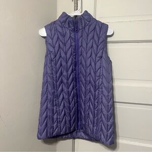 Purple Quilted Vest